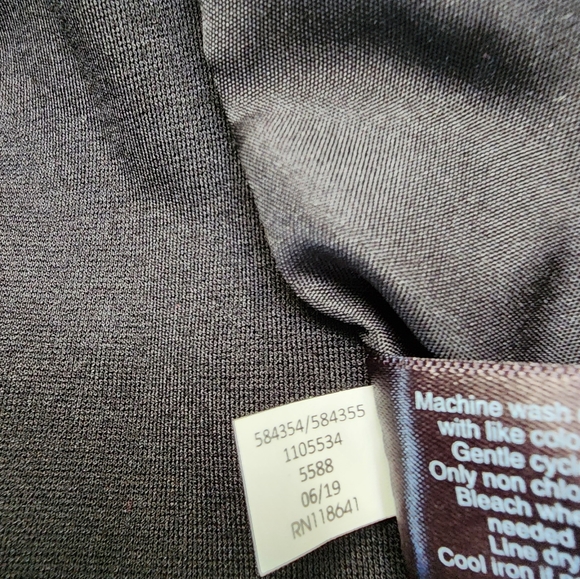 Lane Bryant Women's Ponte Peplum Jacket in Black Size 24 New With Tags - Picture 8 of 8